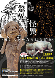 兵庫県立歴史博物館 特別展「驚異と怪異―モンスターたちは告げる―」