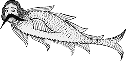 動く人面魚