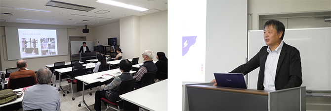 近畿民具学会第290回例会を共催し、日髙から「被災民俗資料をメンテナンスする-石川県穴水町指定文化財「明泉寺台燈籠の事例から」として報告した